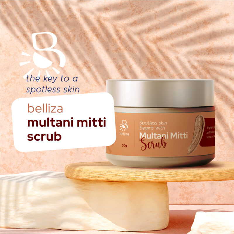 Belliza Multani Mitti Scrub - Image 2